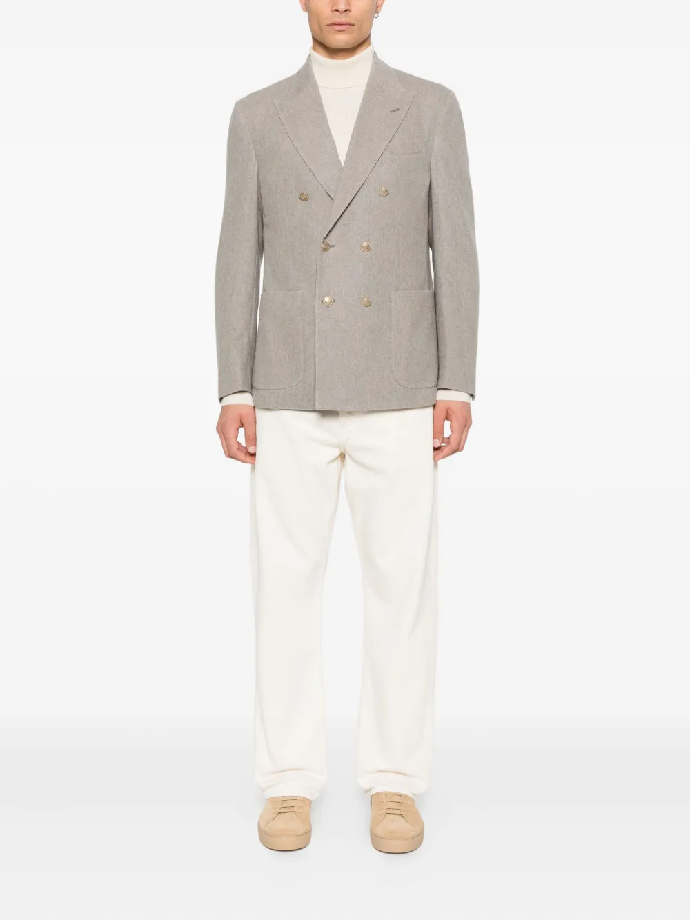 Eleventy Blazer met dubbele rij knopen Grijs