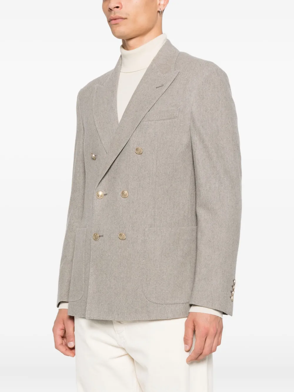 Eleventy Blazer met dubbele rij knopen Grijs
