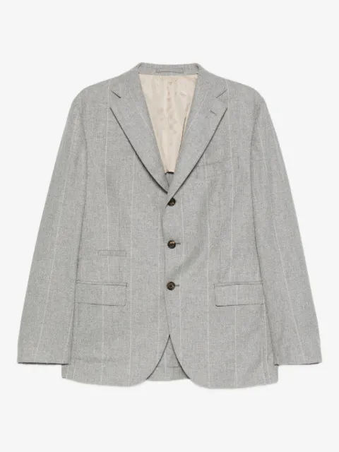 Eleventy traje con botones y estampado de rayas diplomáticas