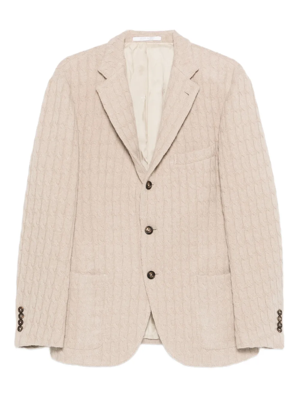 Eleventy blazer en maille torsadée | tons neutres | Image 1