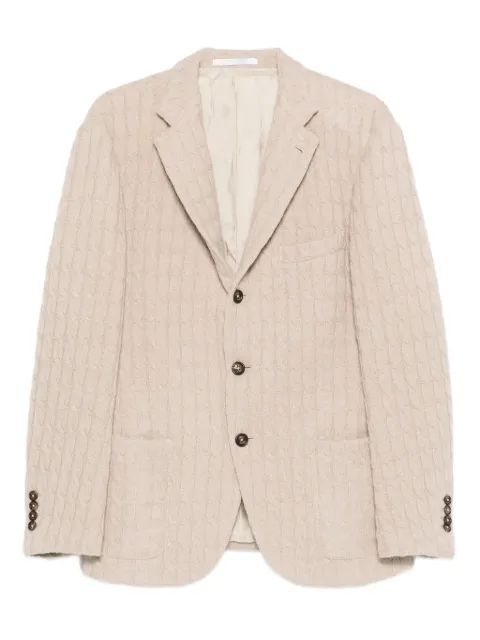 Eleventy blazer en tejido de ochos