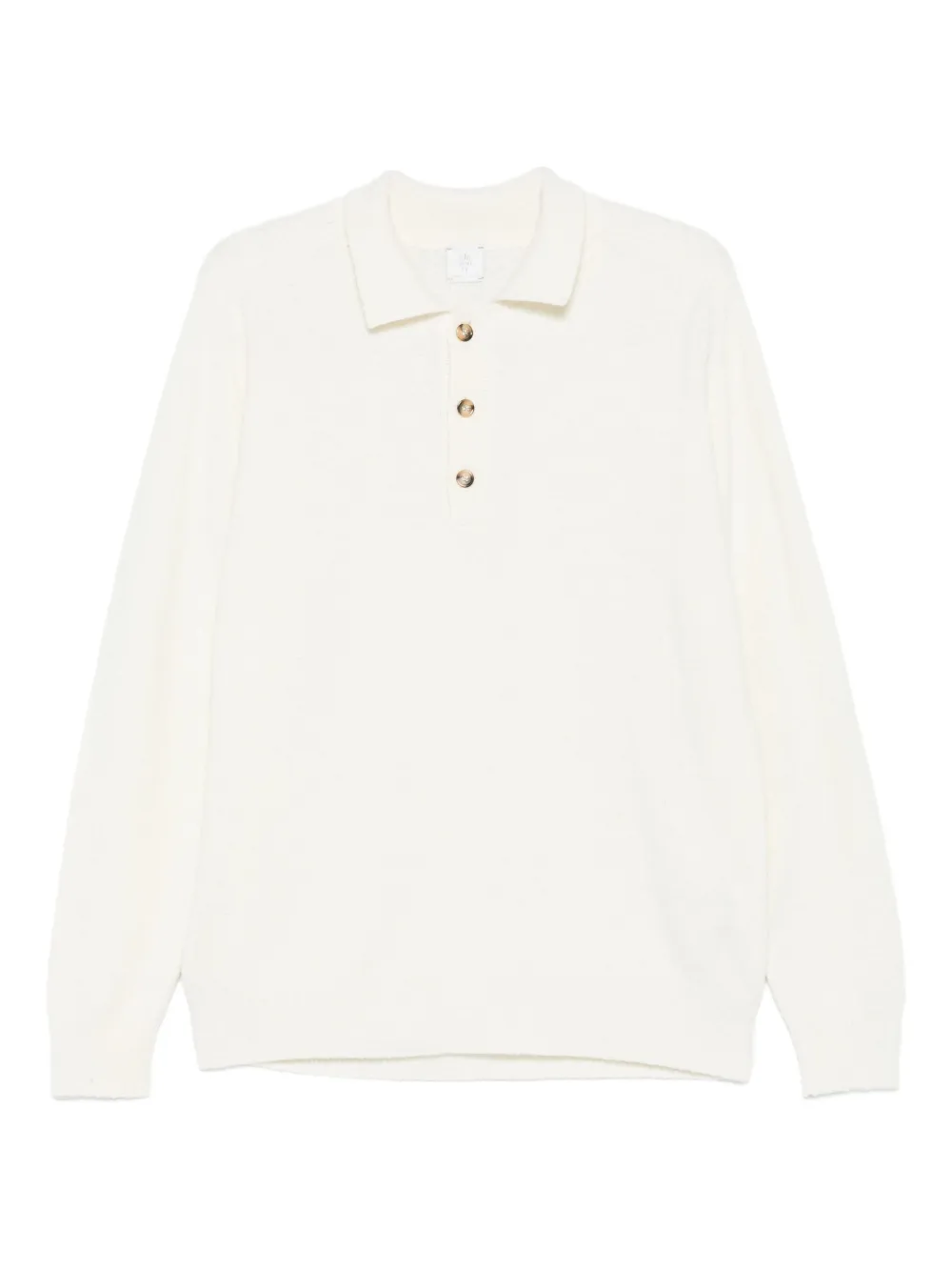 Eleventy Poloshirt met lange mouwen Wit