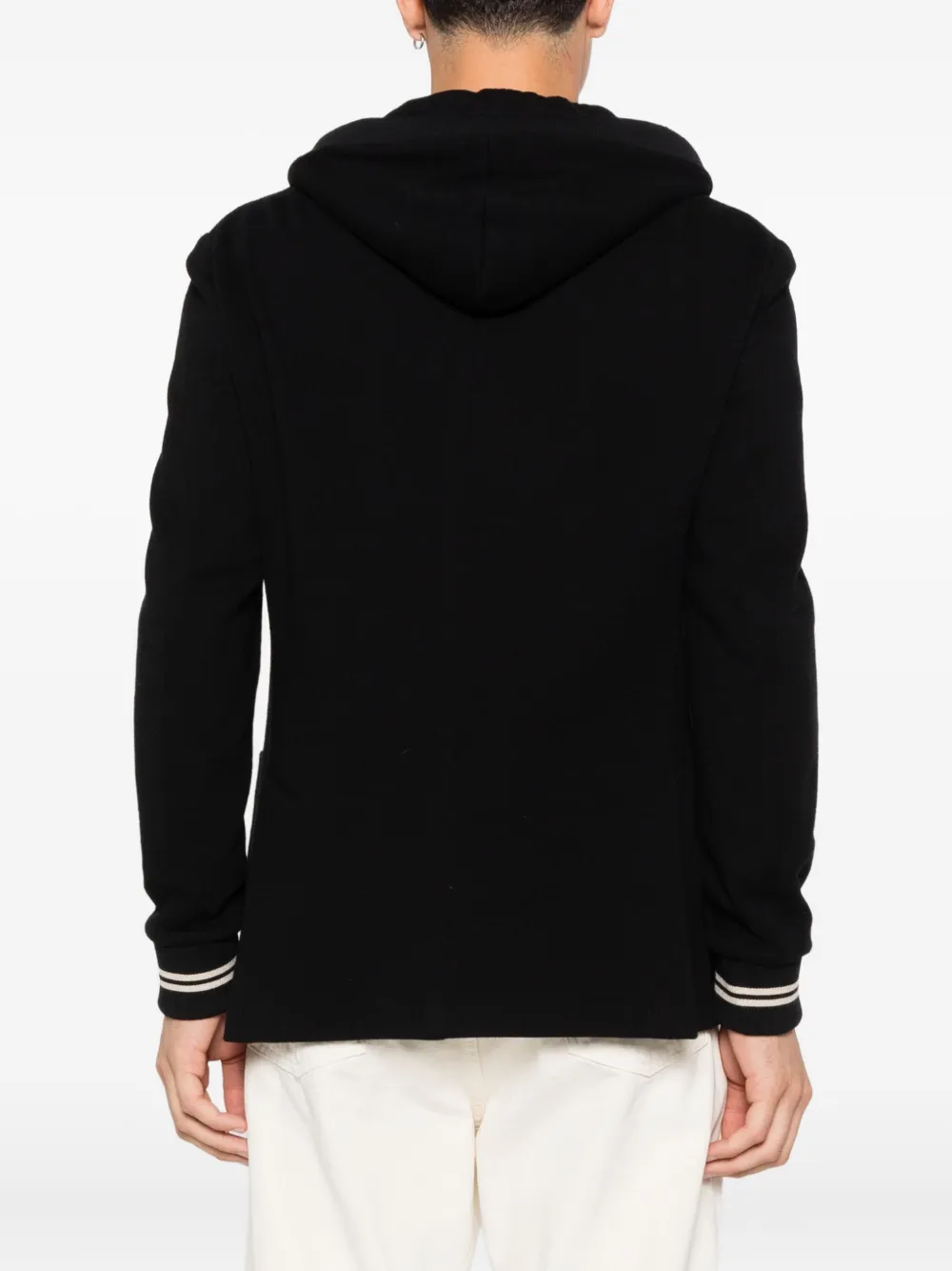 Eleventy Blazer met capuchon en knopen Zwart