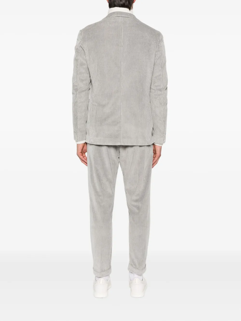  Eleventy Corduroy Suit - Grey 