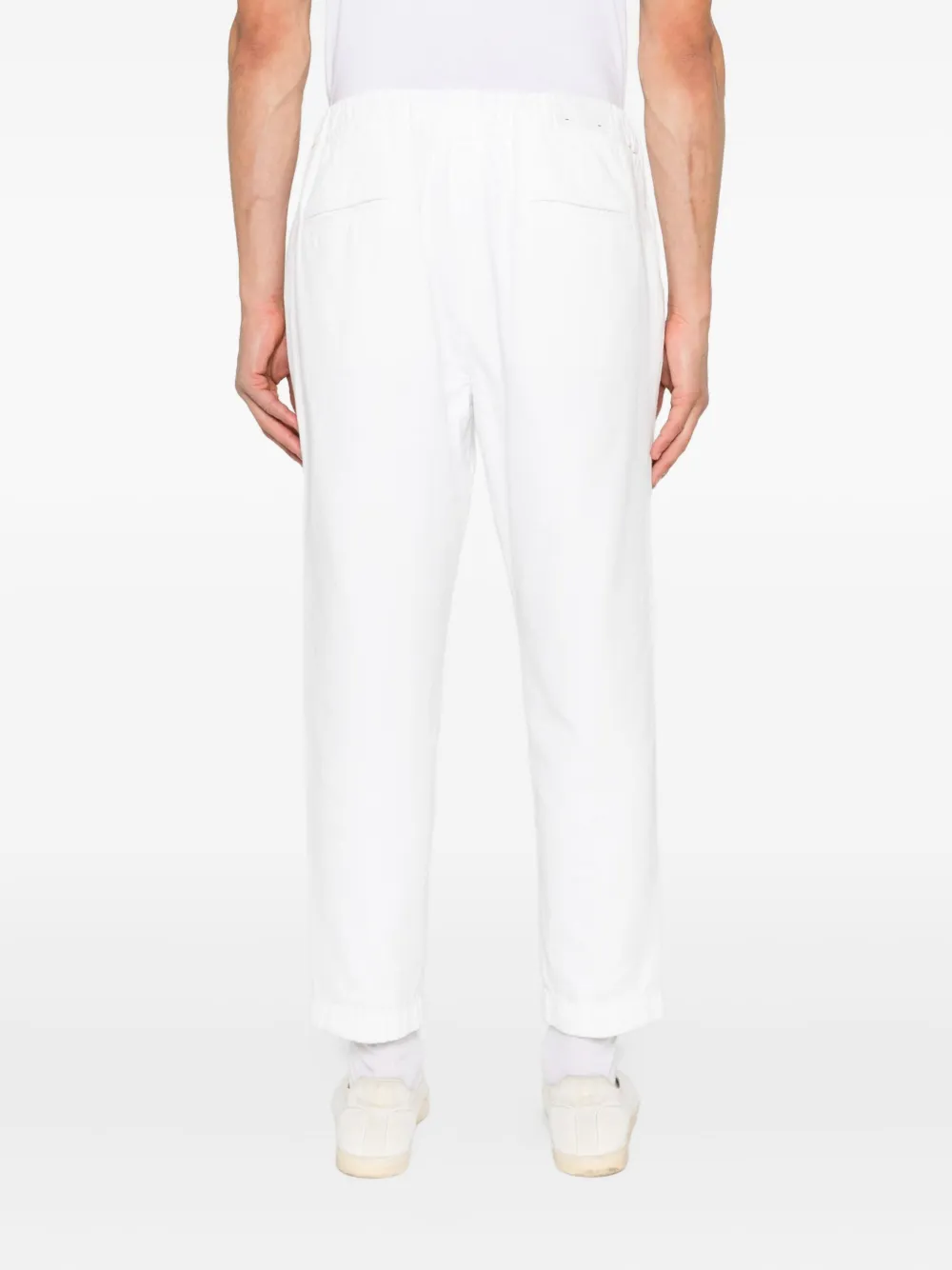 Eleventy Broek met trekkoord Wit