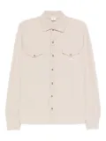 Eleventy button-fastening pocket shirt - Neutrals