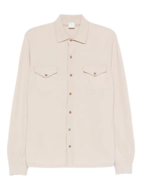 Eleventy button-fastening pocket shirt