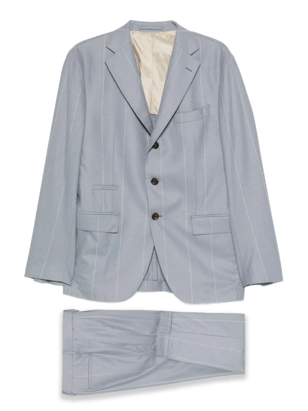 Eleventy pinstripe single-breasted suit | Blue | Image 1