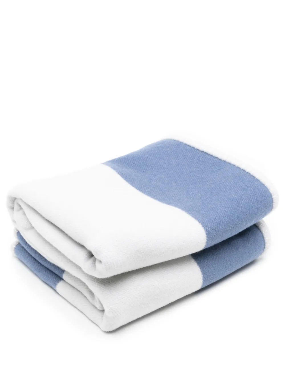 Eleventy striped throw (140cm x 190 cm) | Neutrals | Image 1