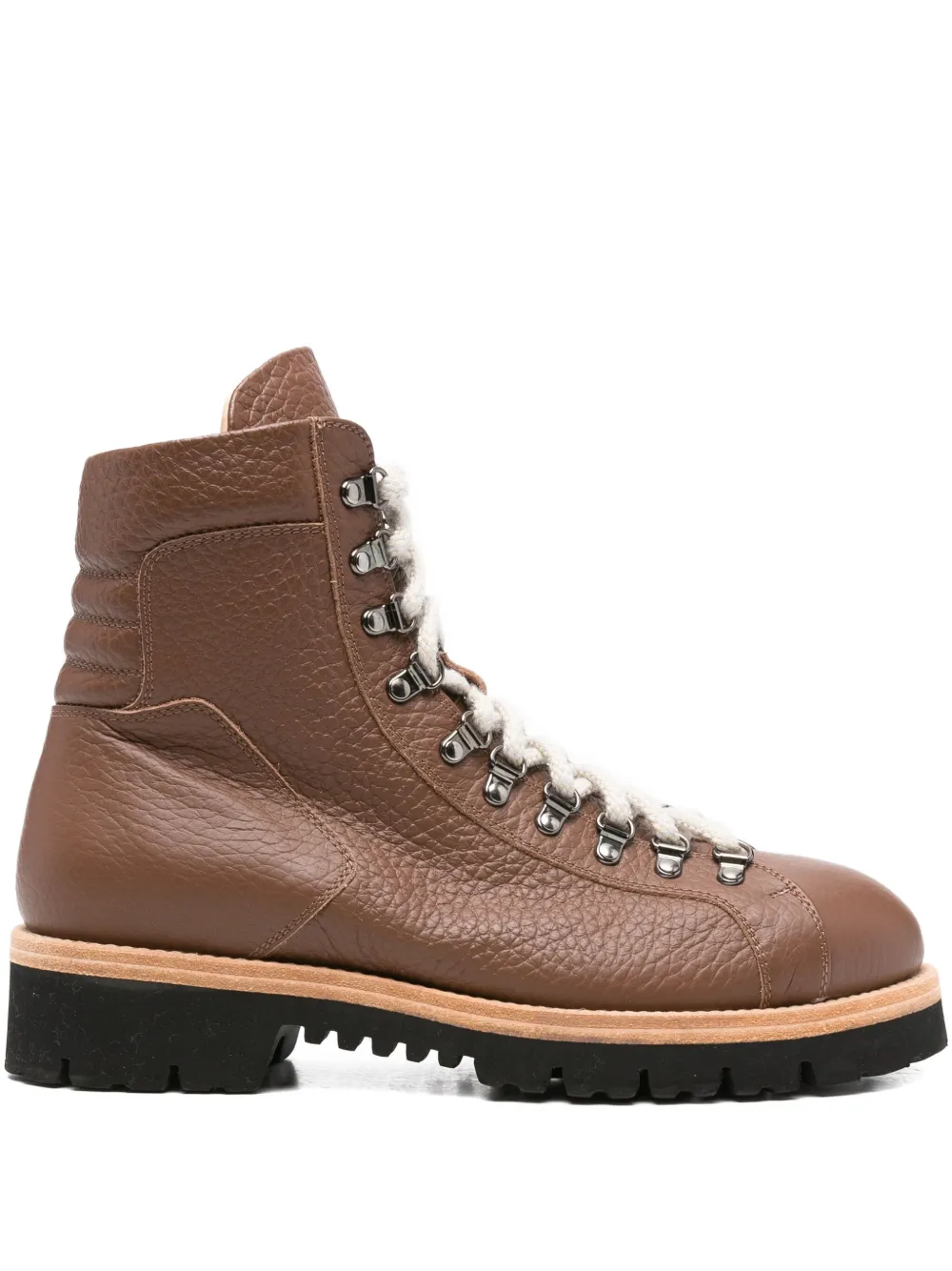 Eleventy leather boots Brown