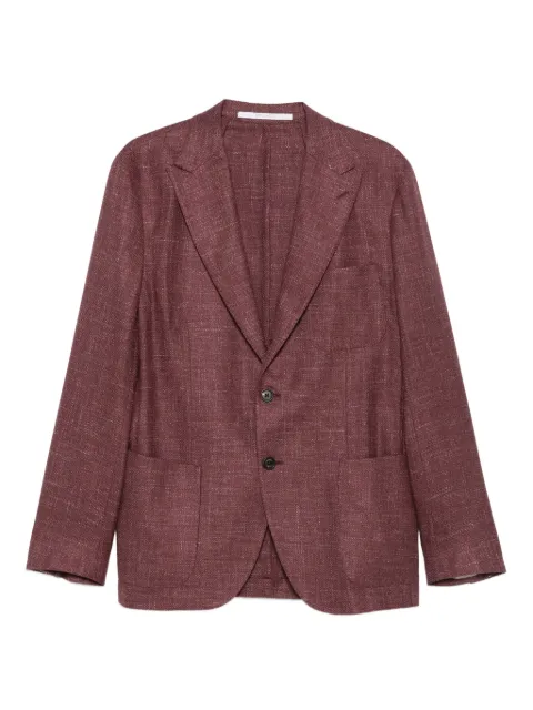 Eleventy single-breasted patch-pocket blazer