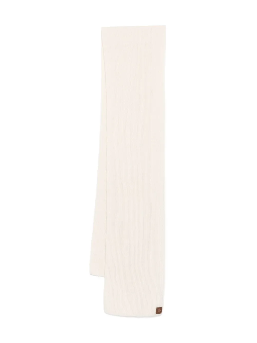 Eleventy écharpe en maille côtelée | tons neutres | Image 1