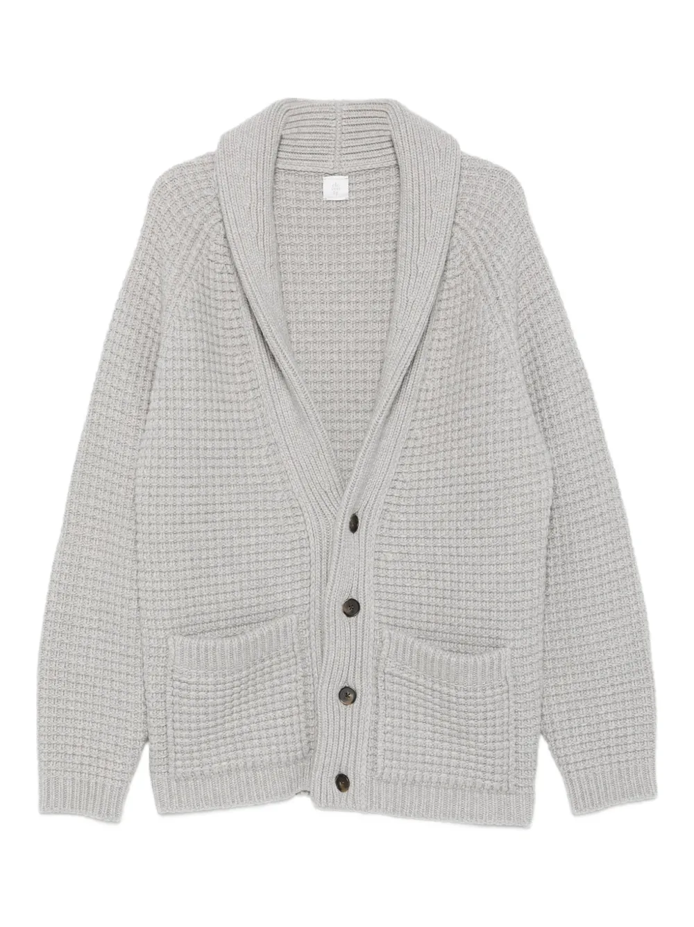 Eleventy waffle-knit shawl-collar cardigan | Green | Image 1