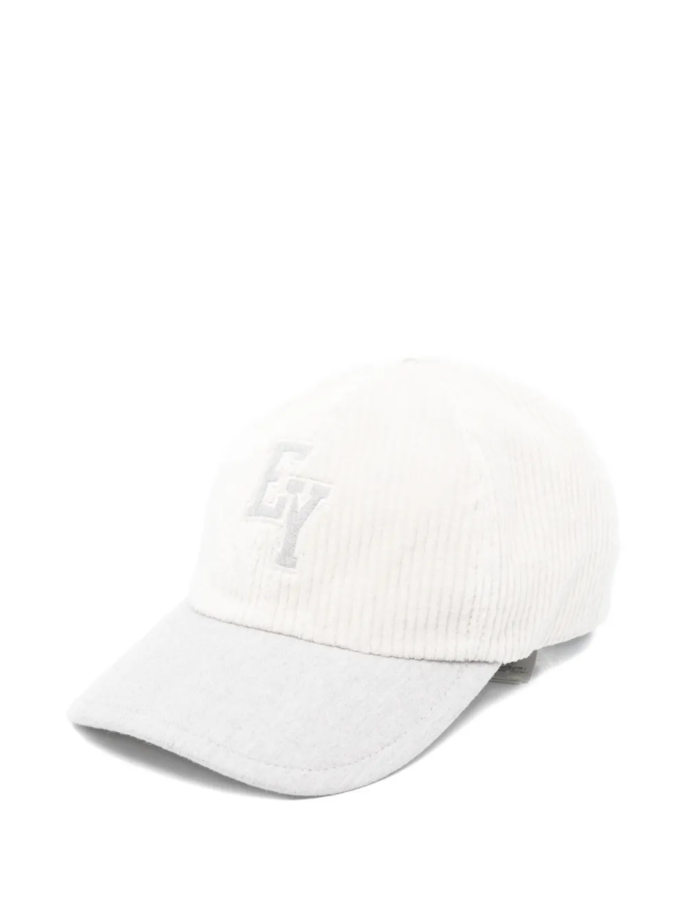 Eleventy corduroy baseball cap - Grigio