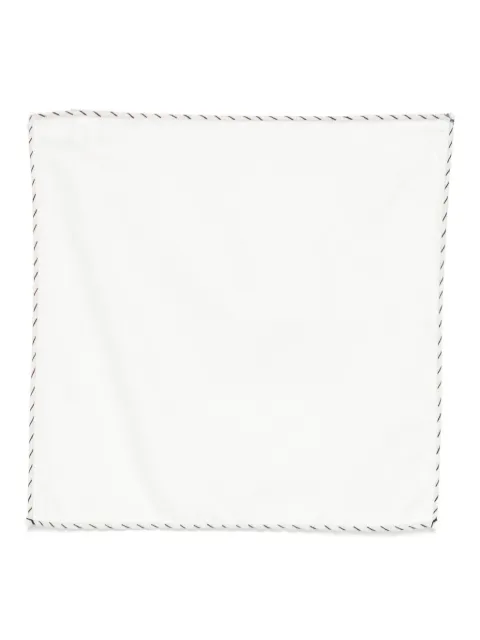 Eleventy contrasting-trim pocket square
