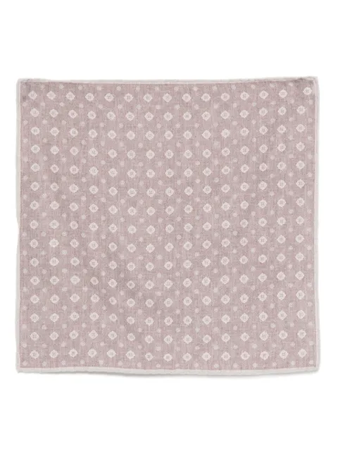 Eleventy floral-pattern pocket square