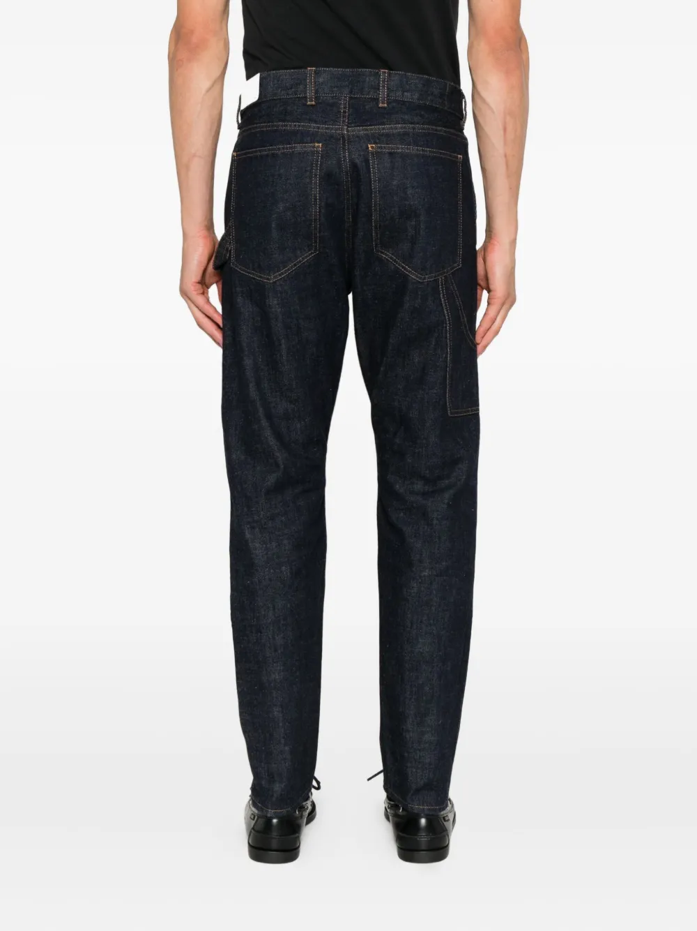 Eleventy Denim broek met dubbele zak Blauw
