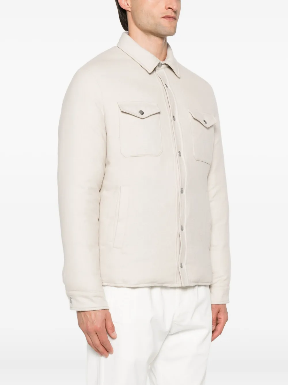  Eleventy Flap-pockets Jacket - Neutrals 