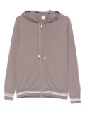 Eleventy zip-up hoodie - Neutrals