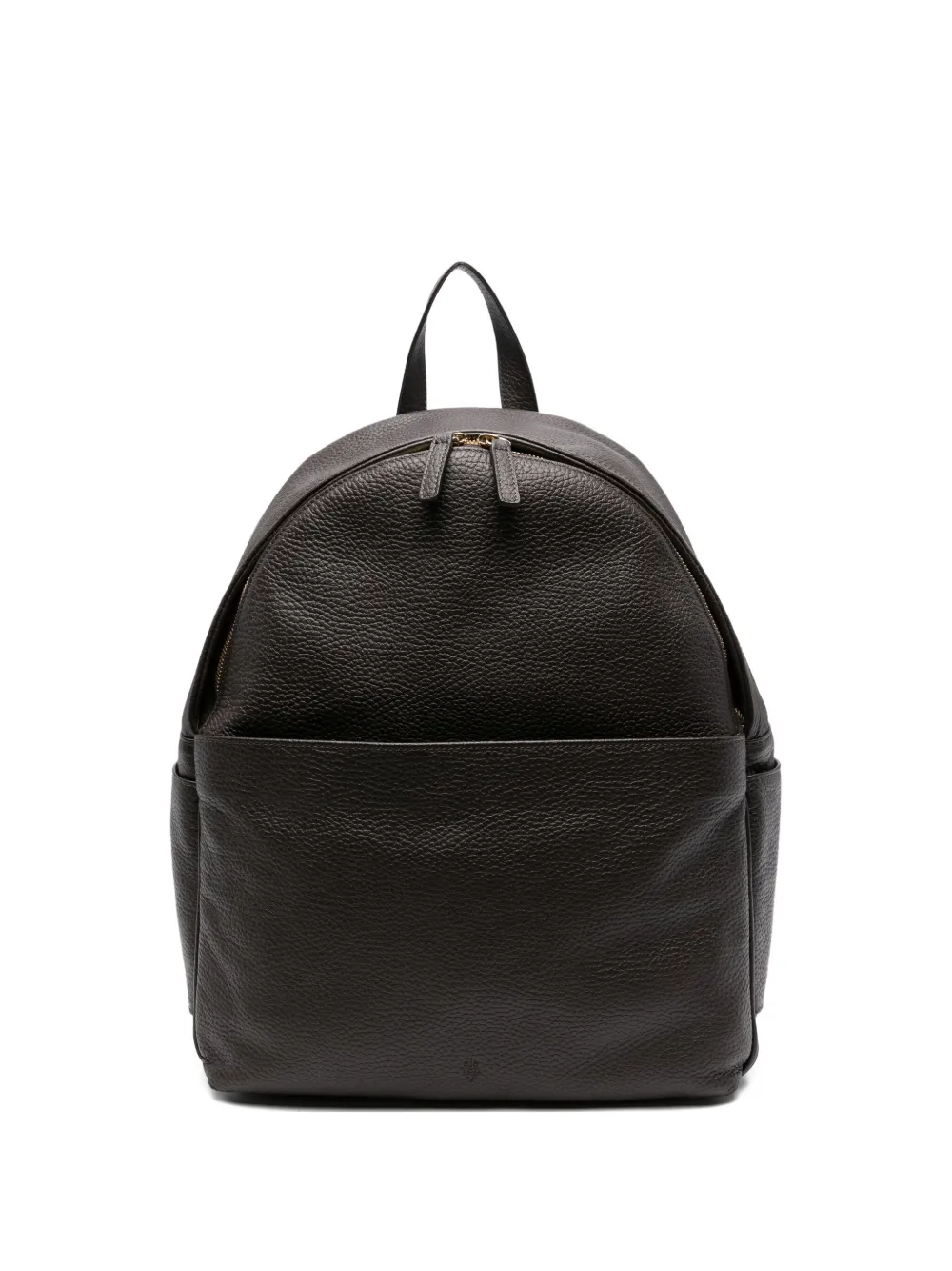 Eleventy leather top-handle backpack | Brown | Image 1
