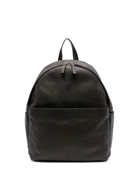Eleventy leather top-handle backpack