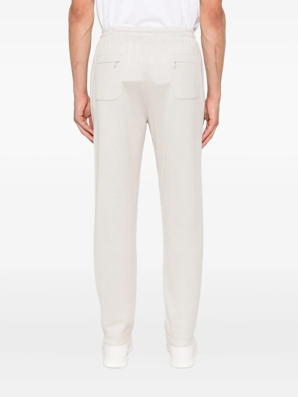 Eleventy Trainingsbroek met trekkoord Beige