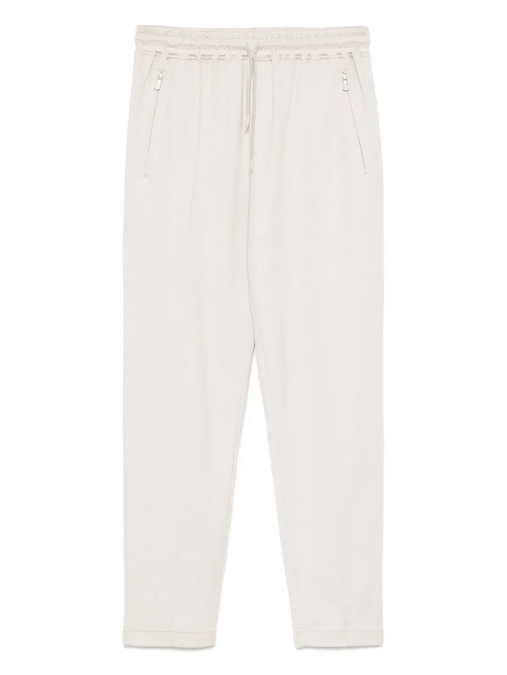 Eleventy Trainingsbroek met trekkoord Beige