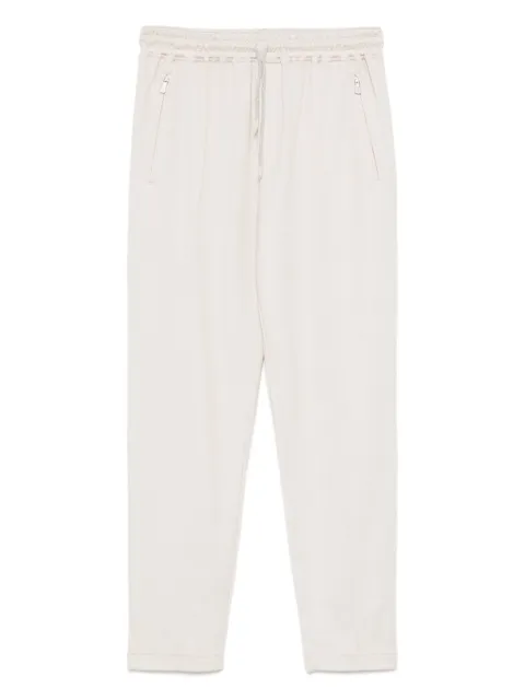 Eleventy drawstring zip-pocket track pants