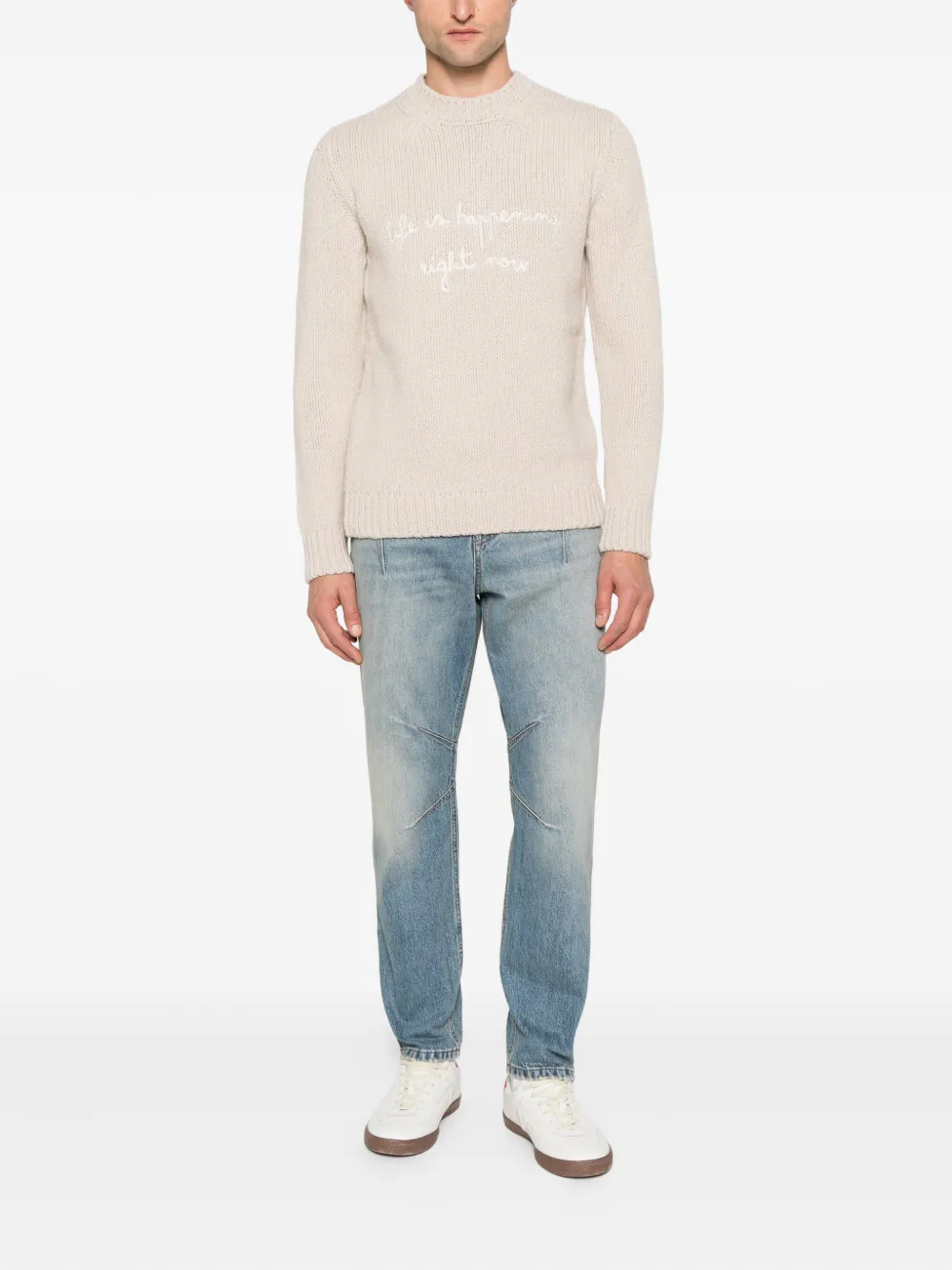Eleventy Jeans met afwerking Blauw