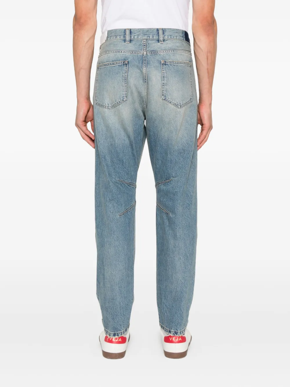Eleventy Jeans met afwerking Blauw