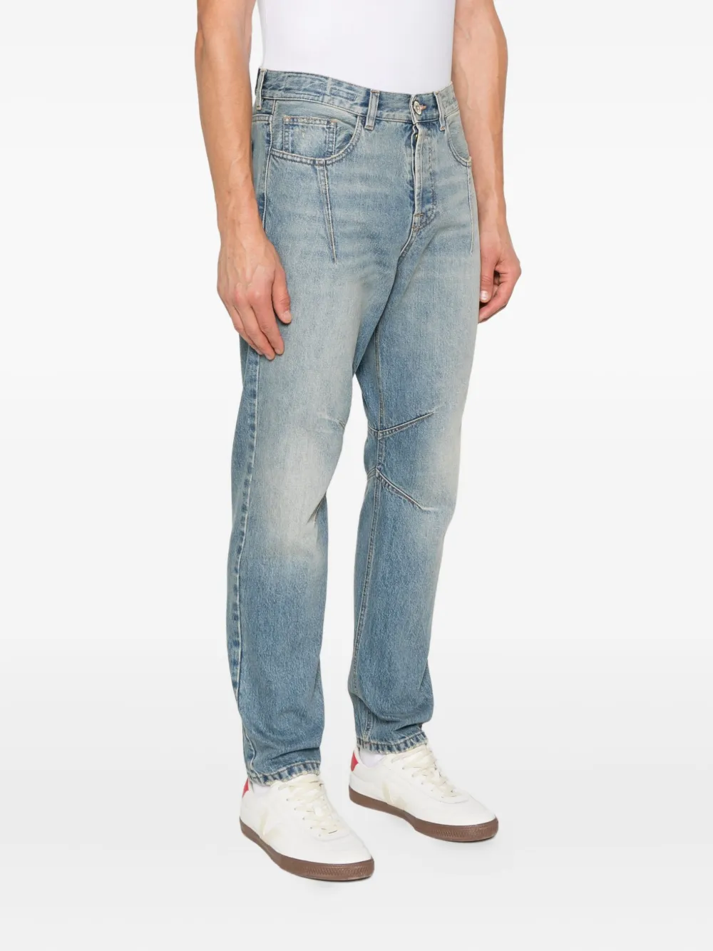 Eleventy Jeans met afwerking Blauw