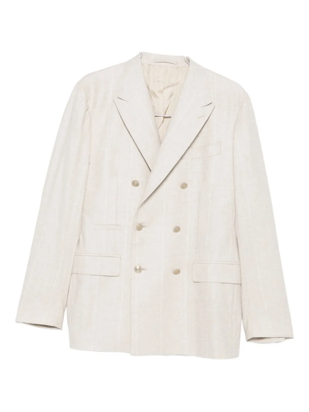 Eleventy Blazer doppiopetto a righe - Toni neutri