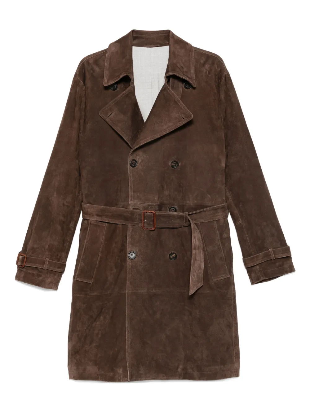 Eleventy Trenchcoat mit Gürtel | Braun | Image 1