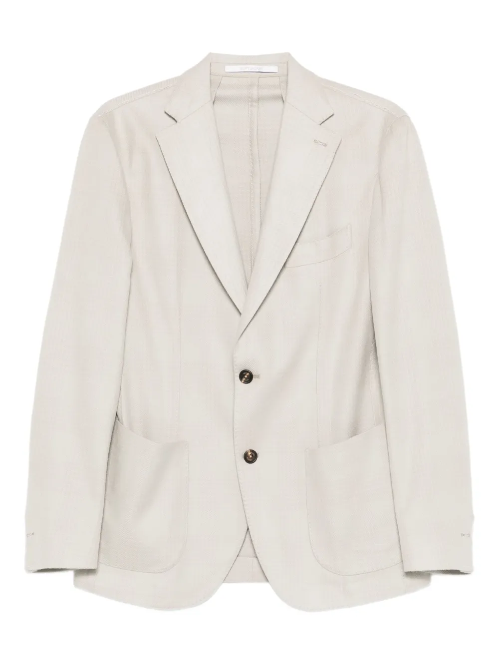 Eleventy Blazer met enkele rij knopen Groen