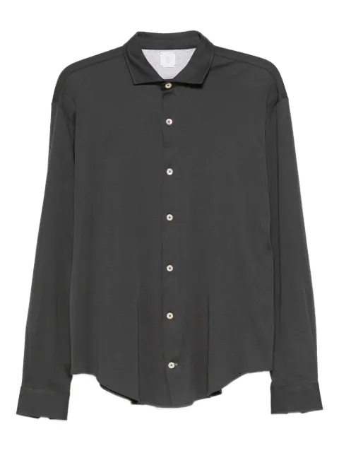 Eleventy long-sleeve button-fastening shirt