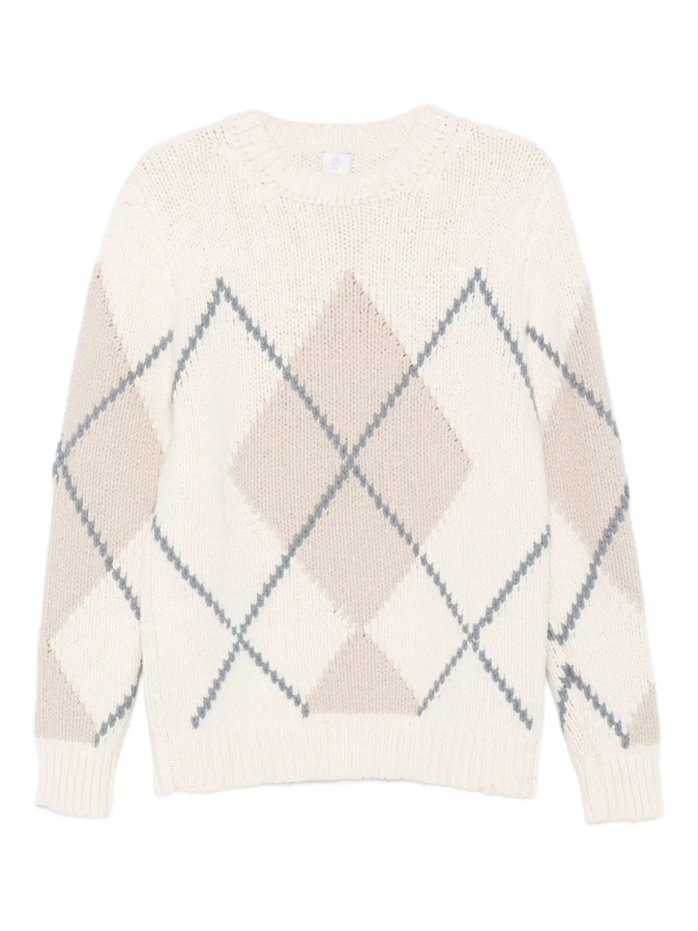 Eleventy pull à motif de losanges | tons neutres | Image 1