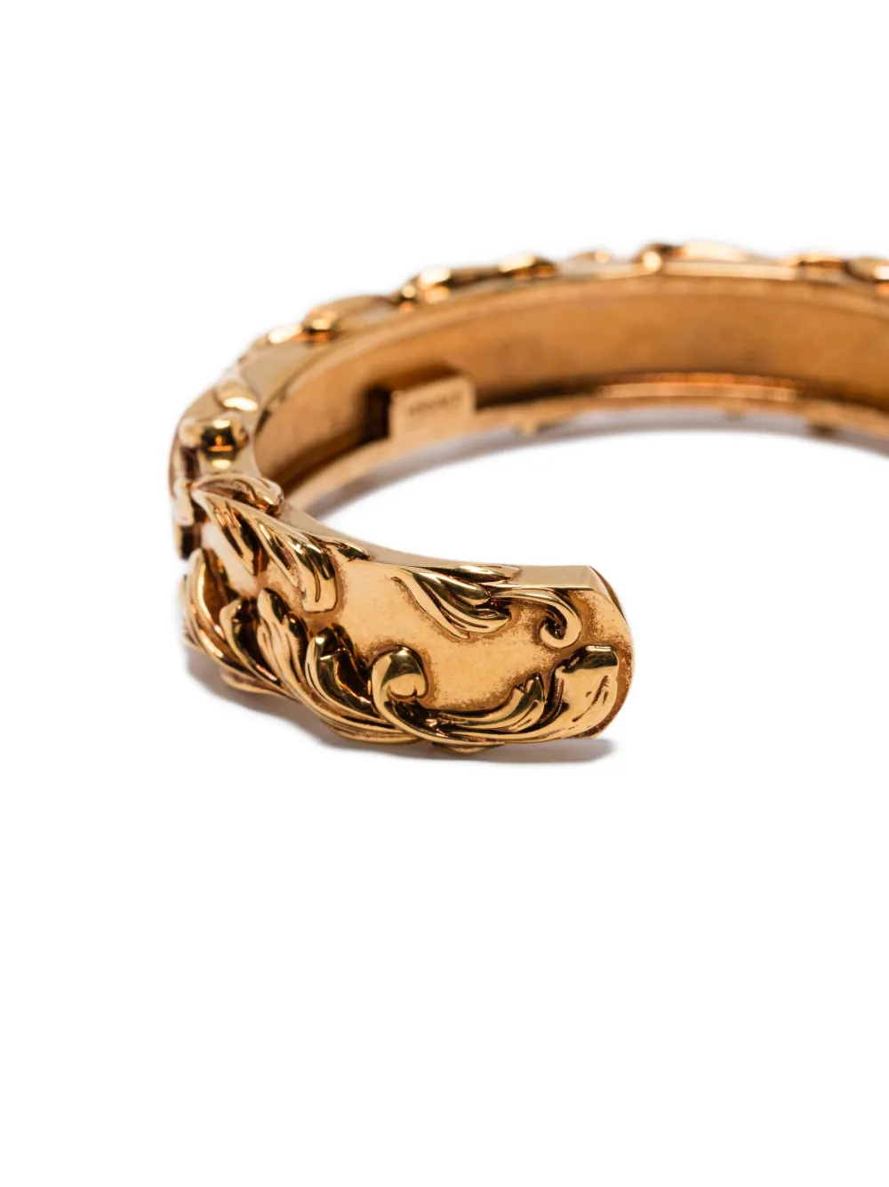Versace Barocco Leaf Chain Bracelet In Gold