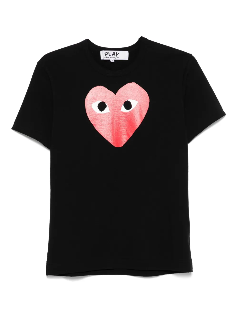 Comme Des Garçons Play cotton T-shirt | Black | Image 1