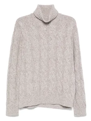 Brunello Cucinelli Vネック カシミアセーター | ニュートラル