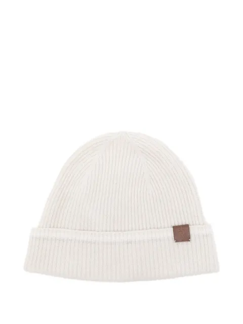 Eleventy ribbed cashmere beanie