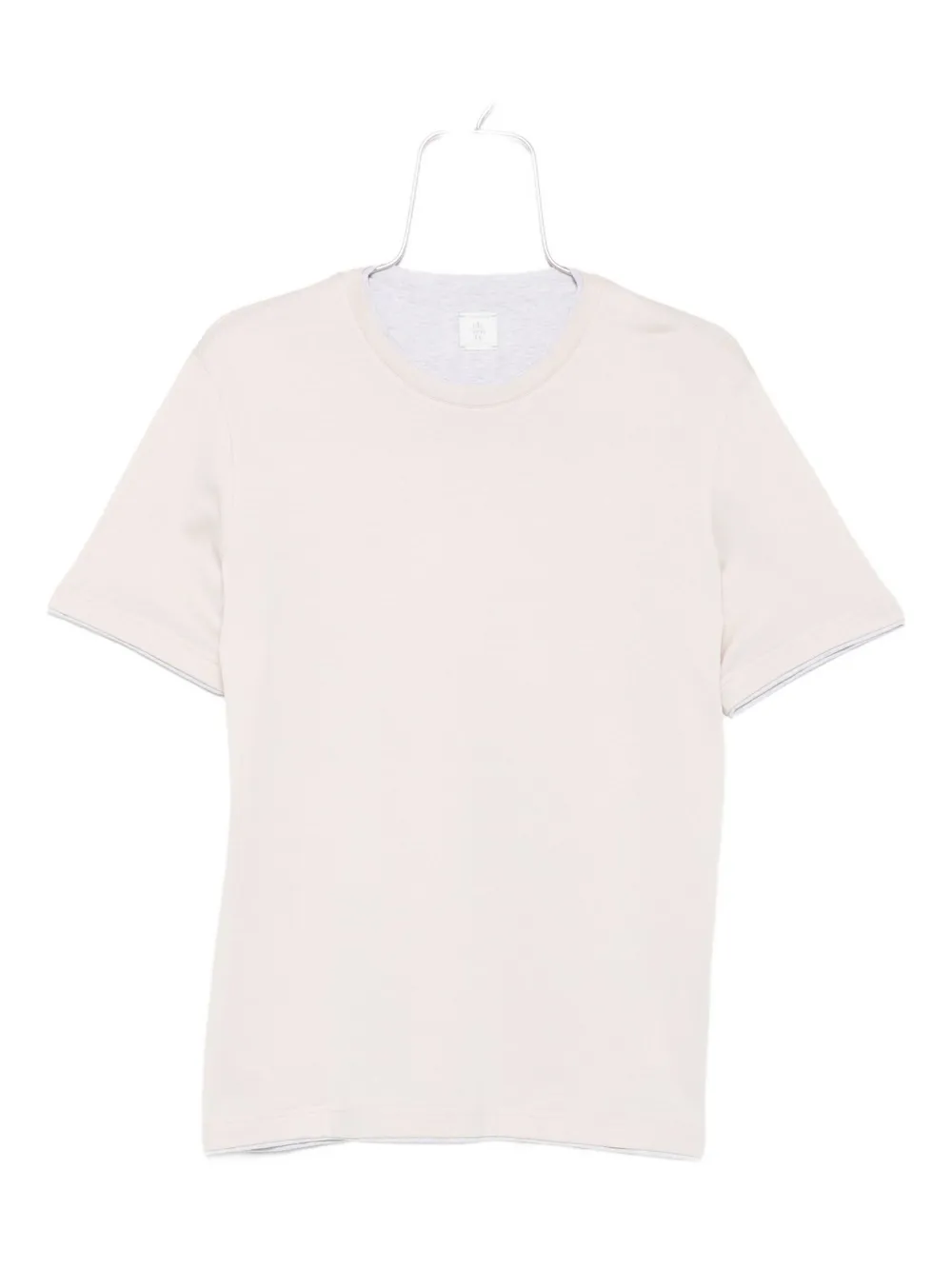 Eleventy cotton crew-neck T-shirt Beige