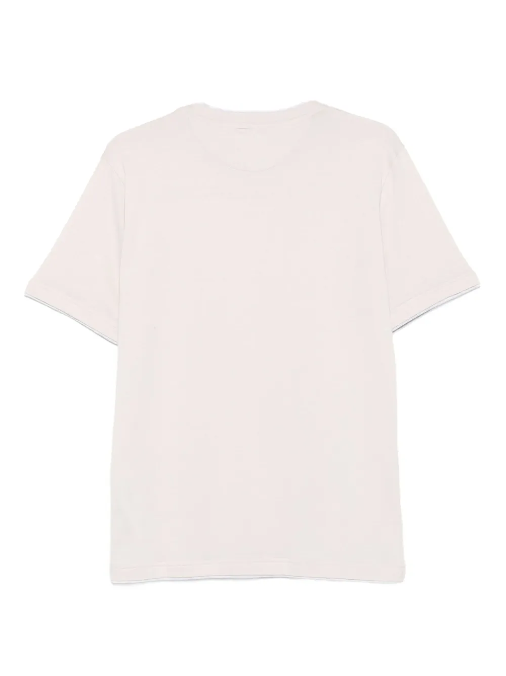Eleventy Katoenen T-shirt met ronde hals - Beige