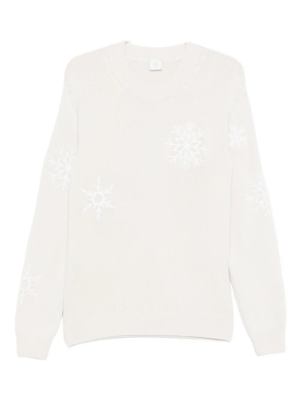 Eleventy snowflake-embroidered sweater | Neutrals | Image 1