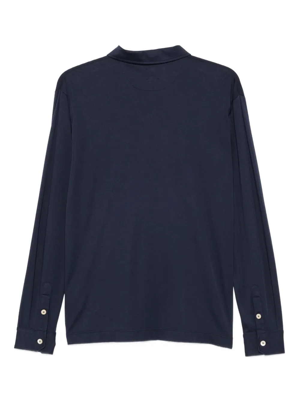 Eleventy Poloshirt met lange mouwen Blauw