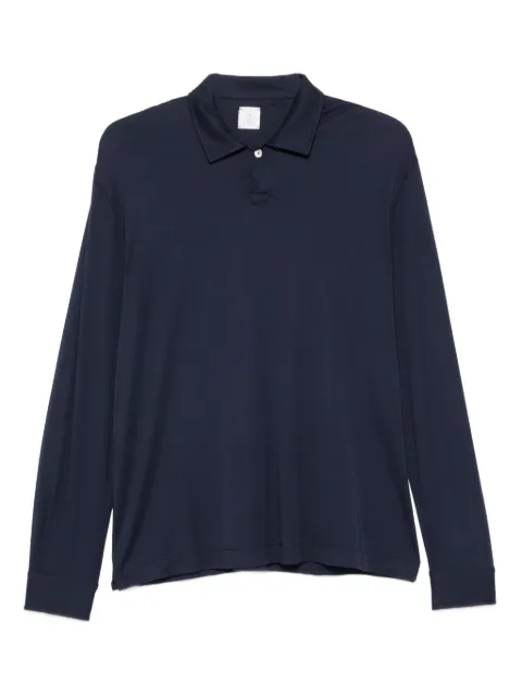 Eleventy long-sleeve polo shirt