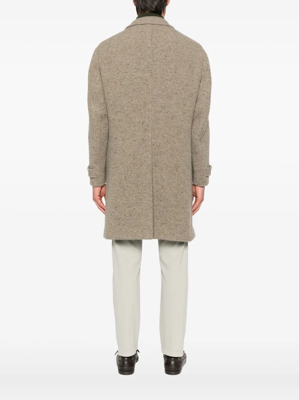 Eleventy Jas met enkele rij knopen Beige