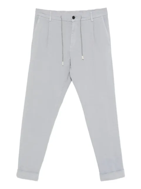 Eleventy pleat-detail drawstring trousers