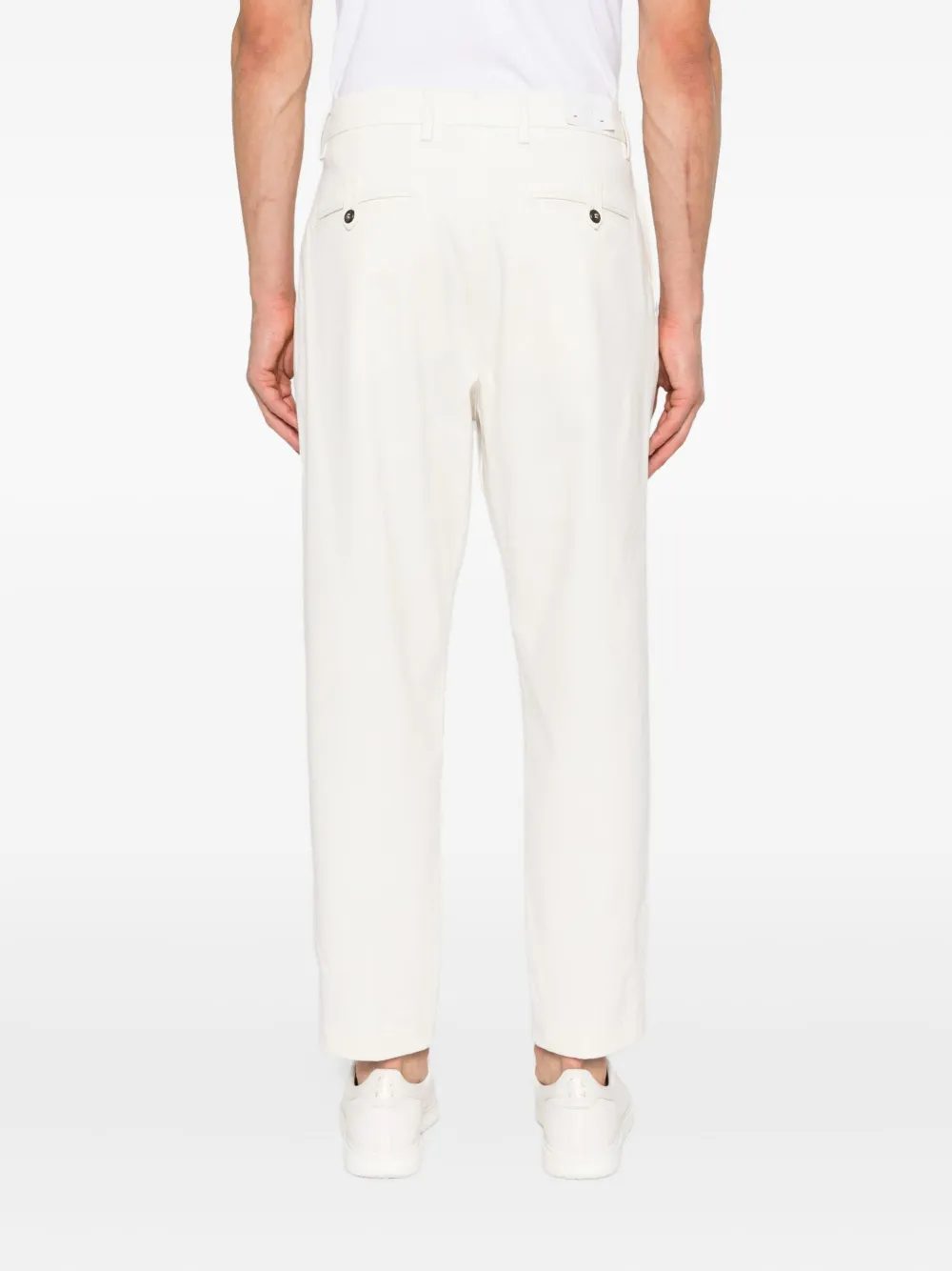 Eleventy Broek met toelopende pijpen Wit