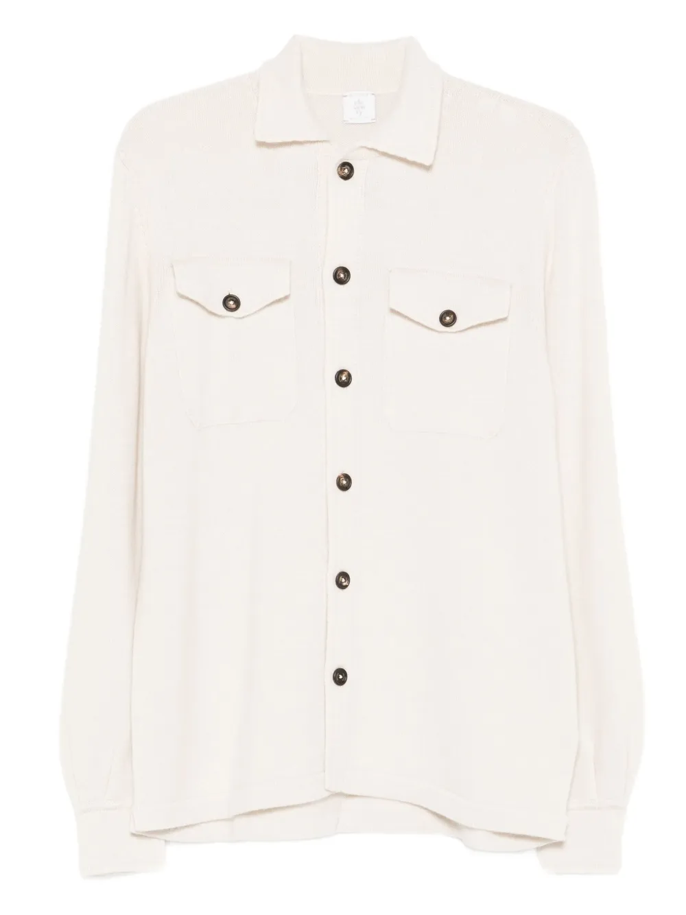 Eleventy button-down cashmere overshirt | Neutrals | Image 1