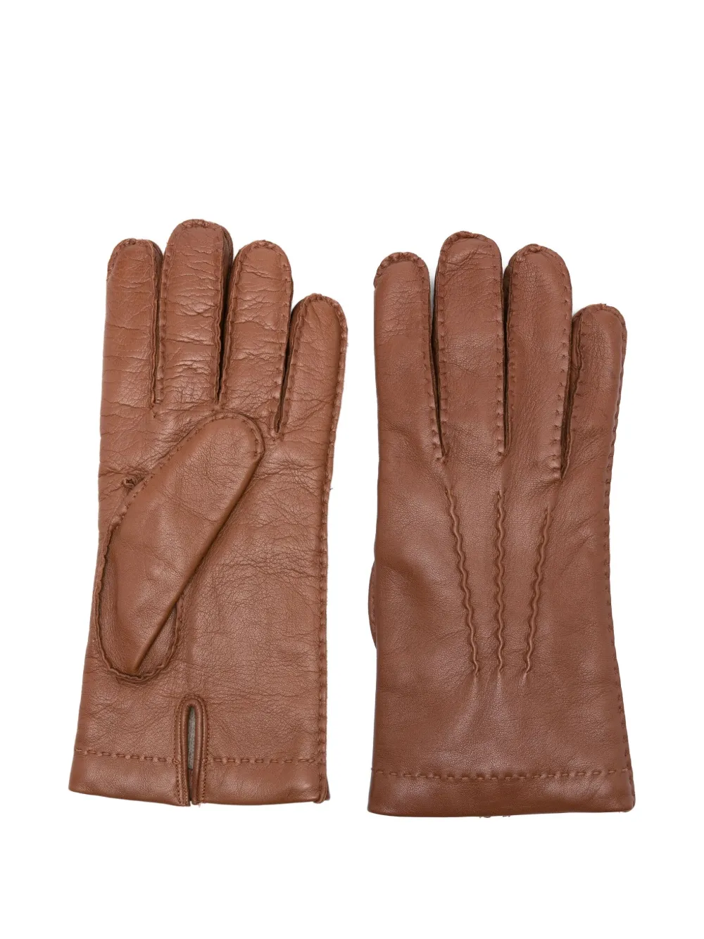 Eleventy leather gloves | Brown | Image 1
